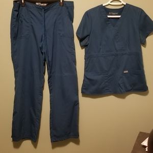 Grey's anatomy scrubs Caribbean blue